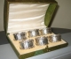 Cased set of 6 napkin rings